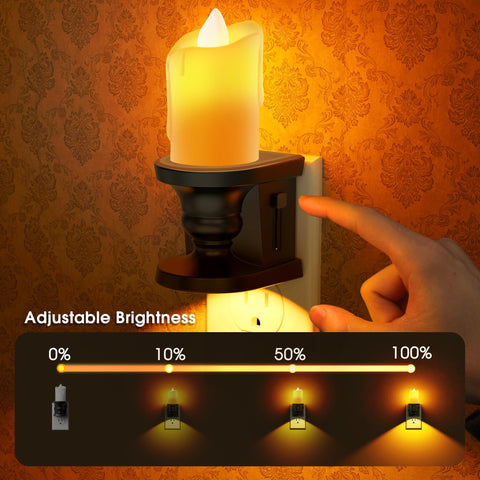 Briignite dimmable night light offers 0–100 lumens for ambience.