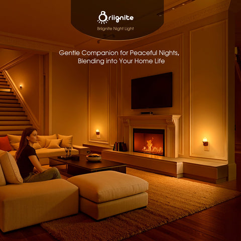 Briignite dimmable night light offers 0–100 lm brightness adjustment