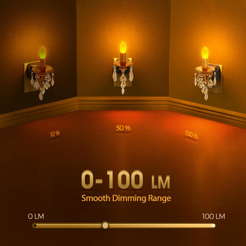 Briignite Dimmable 0-100 LM Night Light for customizable brightness