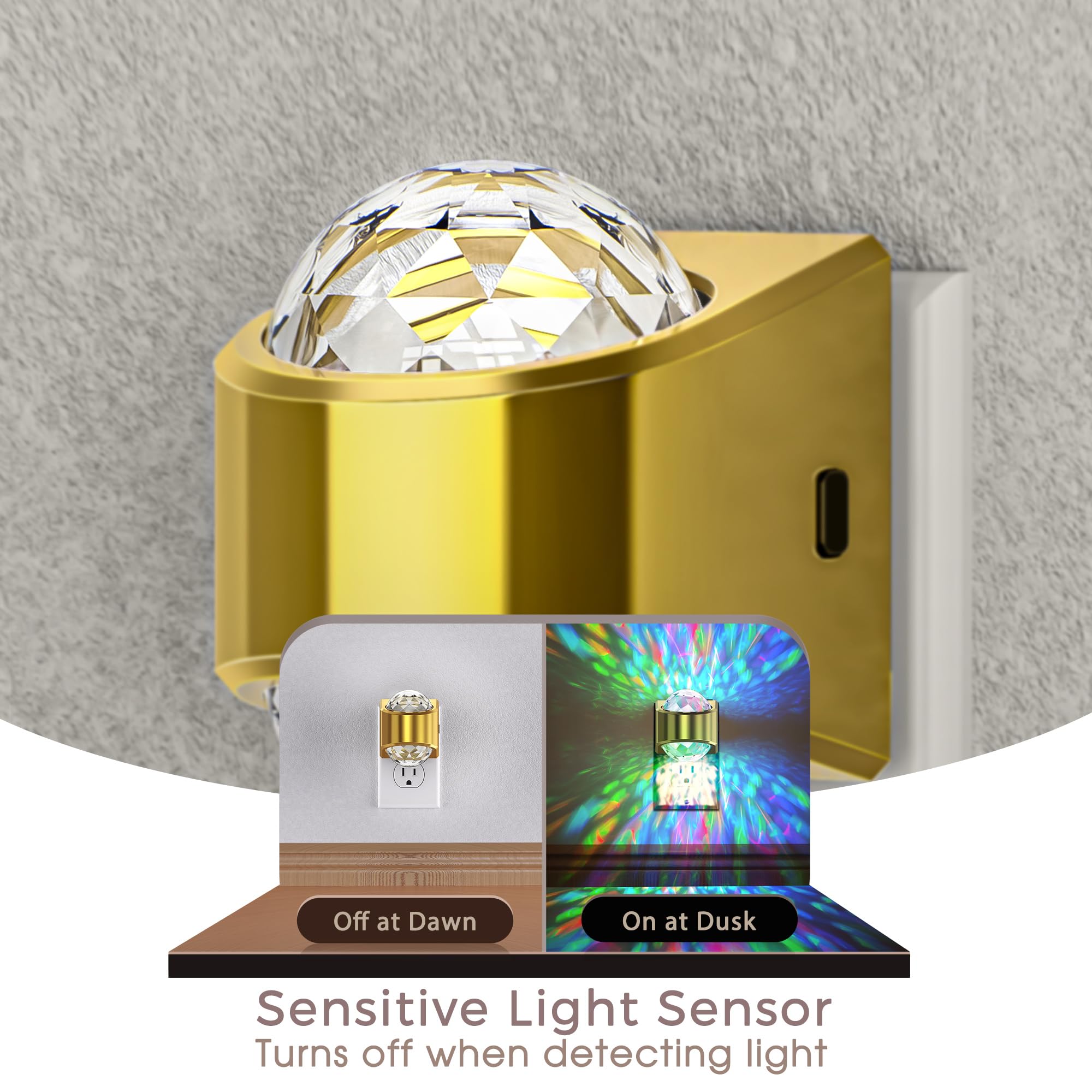 Briignite dusk-to-dawn sensor light automatically turns on at dusk.