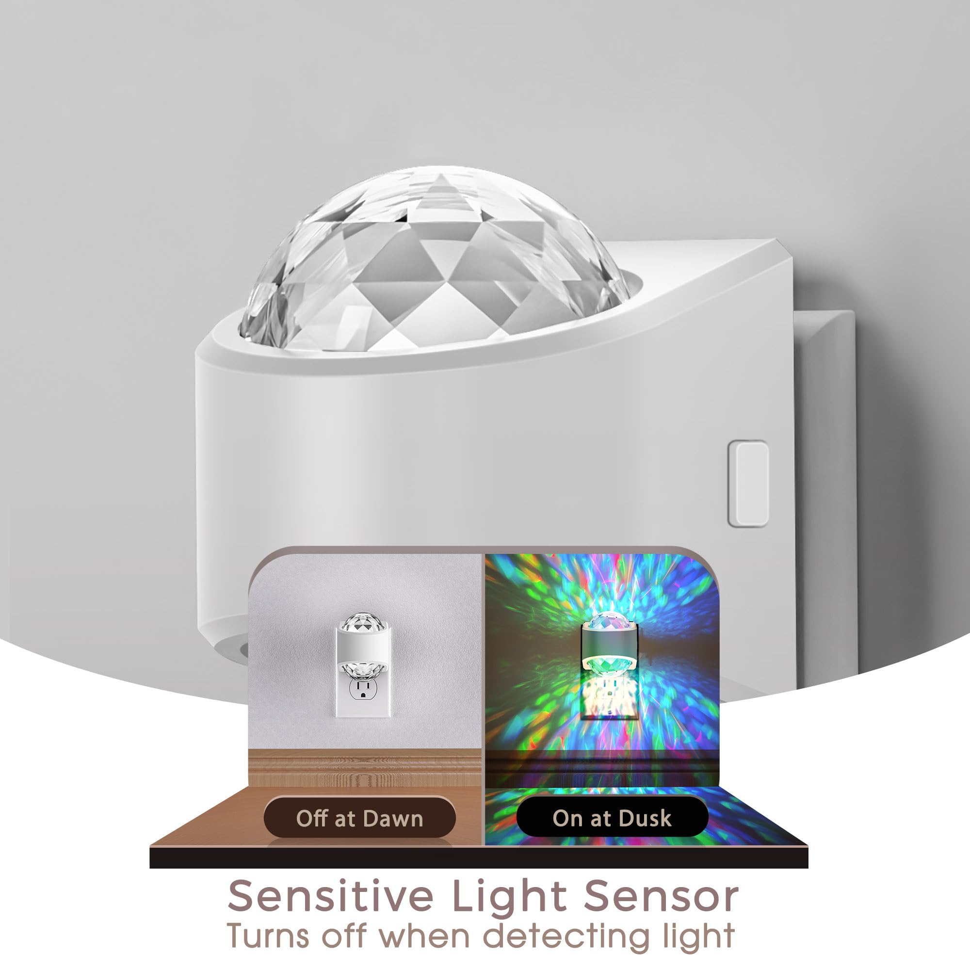 Briignite dusk-to-dawn sensor night light automatically turns on