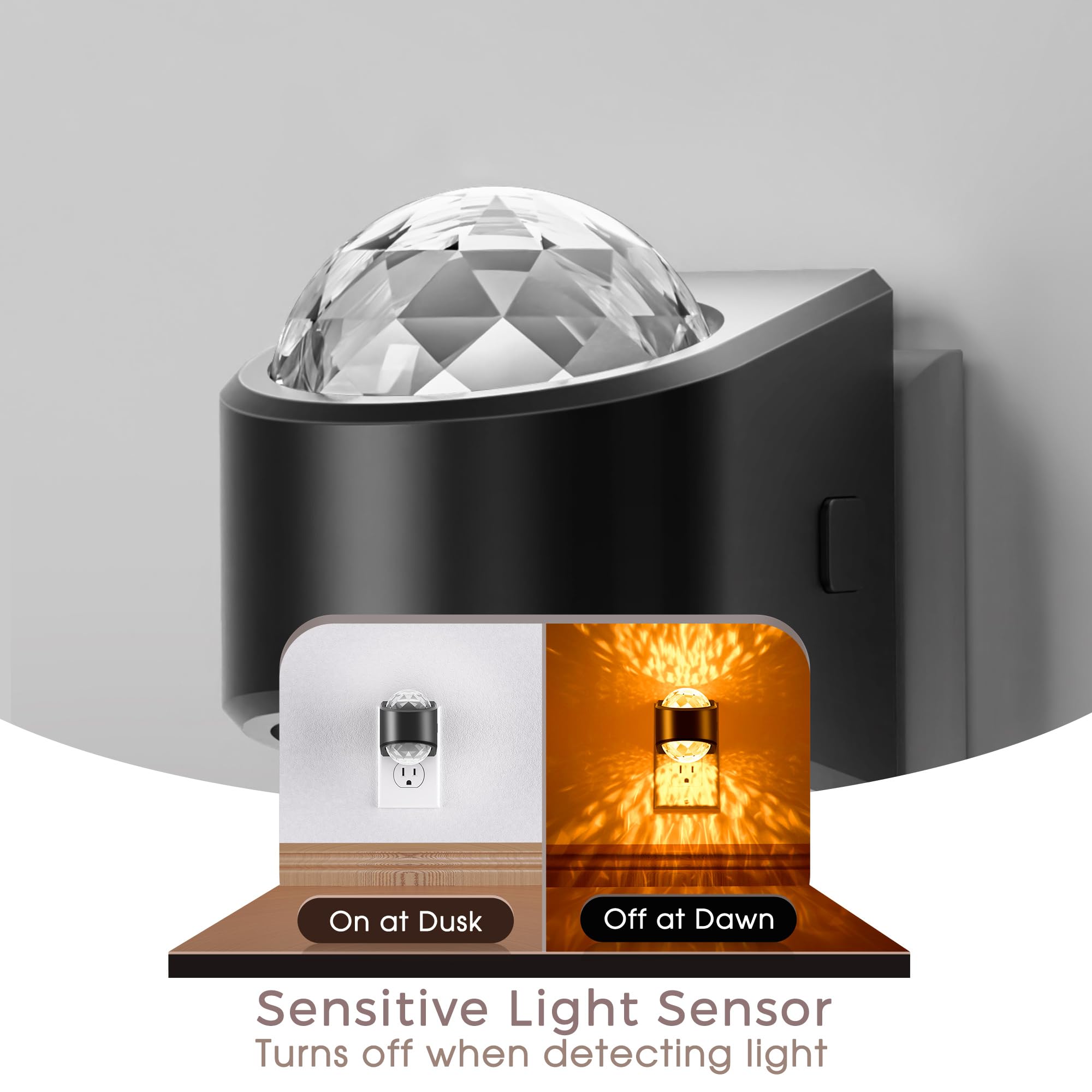 Briignite galaxy star projector fills walls with dreamy illumination at bedtime.
