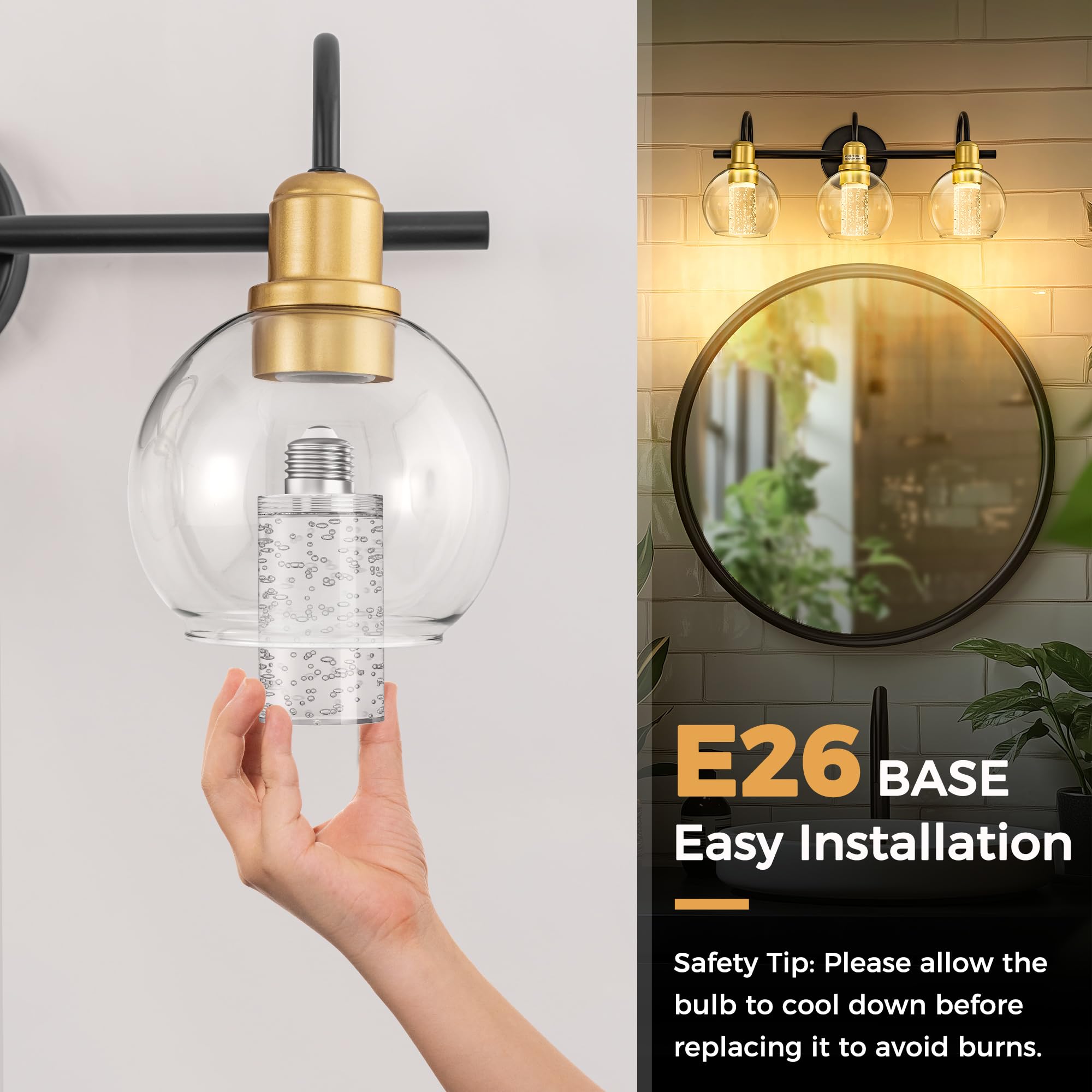 Briignite Long-life ceramic-base bulb offers durable performance.