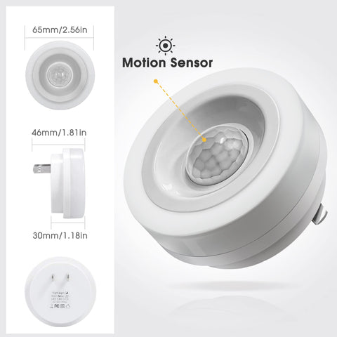 Briignite motion sensor light illuminating a child room with gentle glow