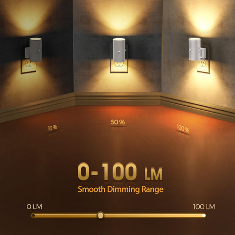 Briignite hallway night light guides steps with motion activation.