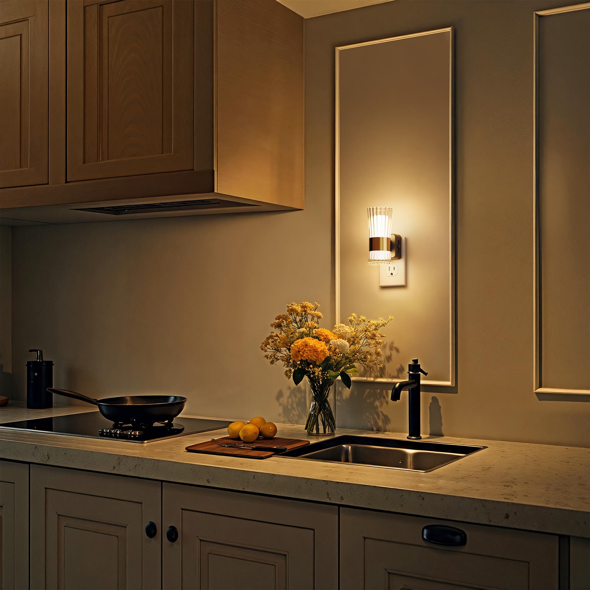 Two-pack Briignite night lights for multiple rooms