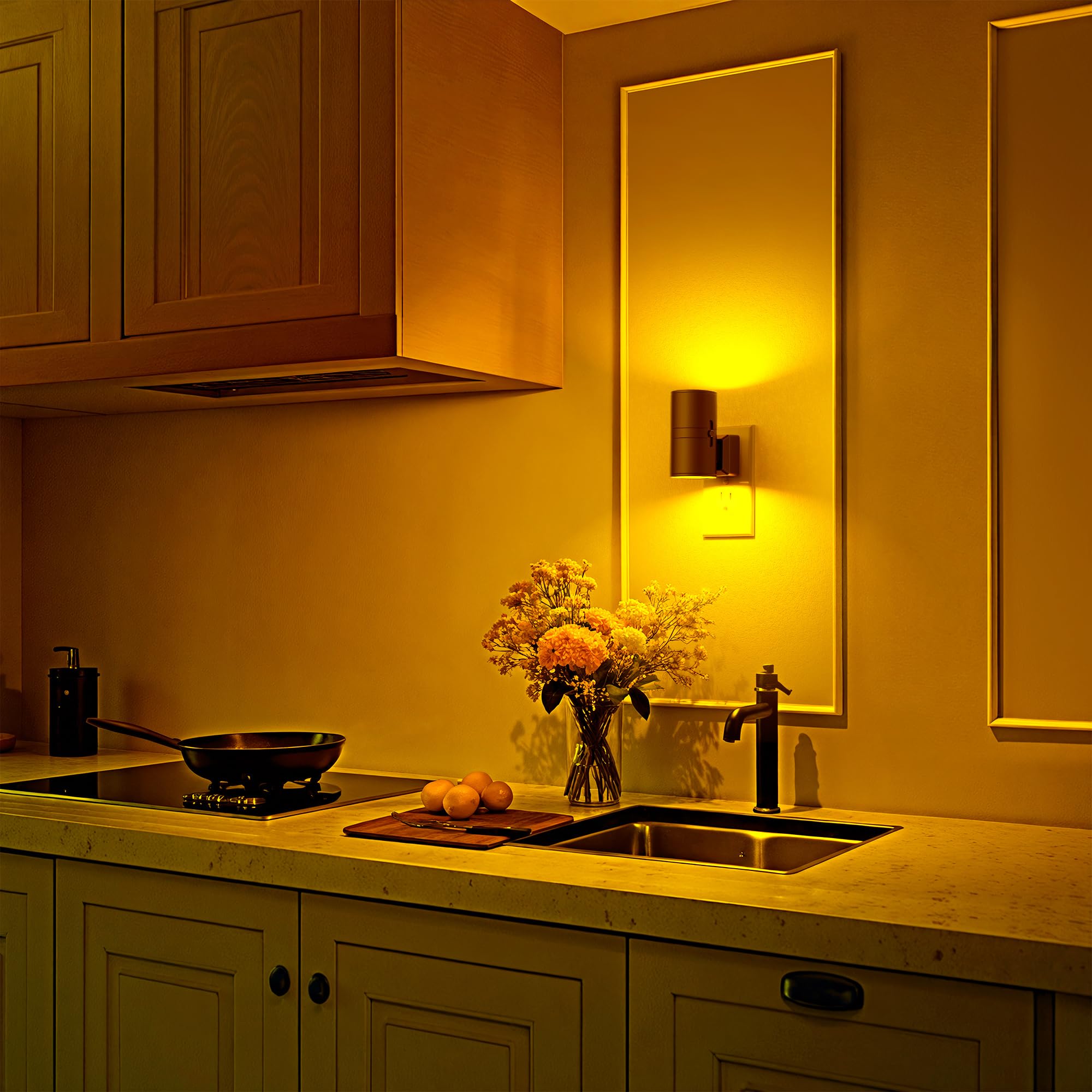 Briignite two-pack is ideal for stairs and entryways with gentle illumination.