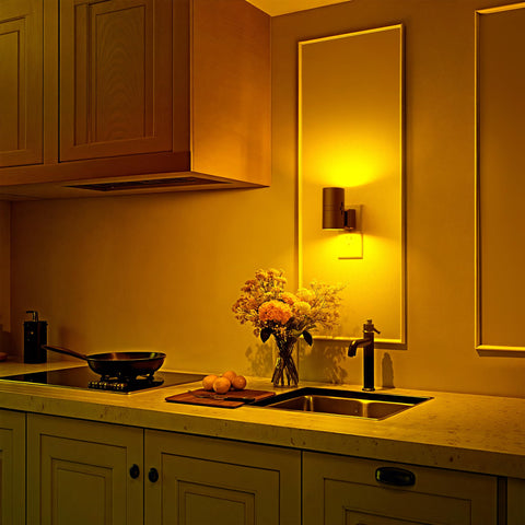 Briignite two-pack is ideal for stairs and entryways with gentle illumination.
