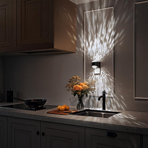 Briignite dusk-to-dawn sensor night light saves energy in hallways.