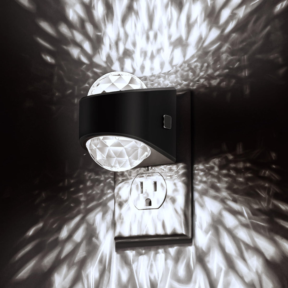 Briignite night light with neon galaxy projection for cozy bedroom ambiance.