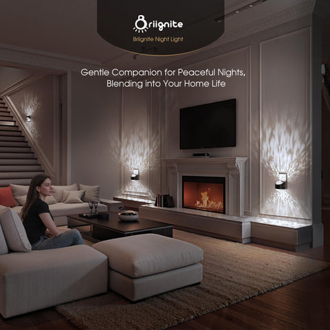 Briignite night light decor accessory enhancing home decor during holidays.