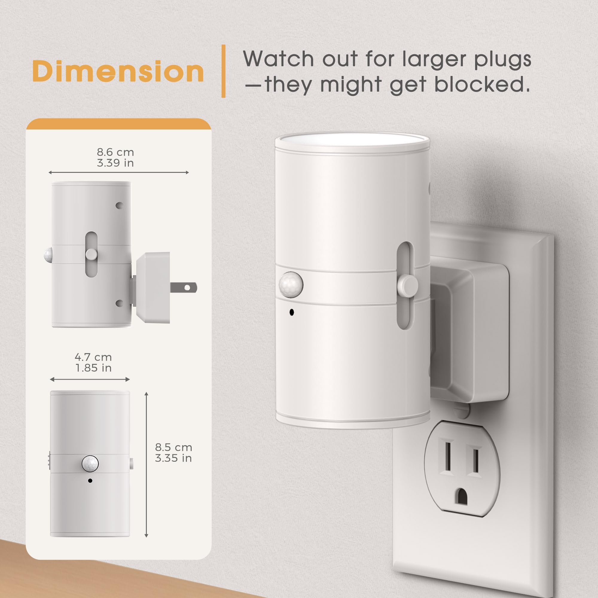 Briignite nursery night light creates gentle ambient lighting for night feeds.