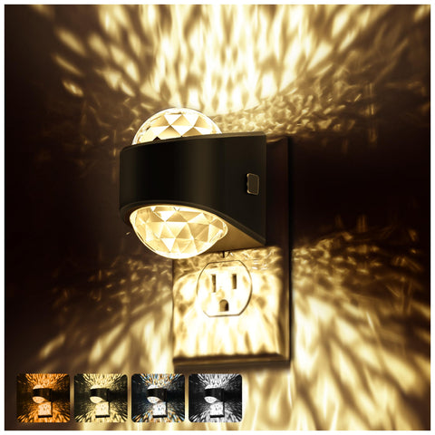 Briignite night light wall plug offers safe, ambient glow for nurseries.