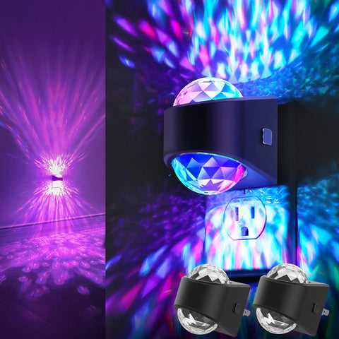 Briignite night lights plug-in wall project vivid galaxy patterns for kids' rooms.