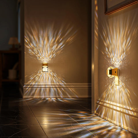 Briignite up-and-down projection lights ceilings and floors