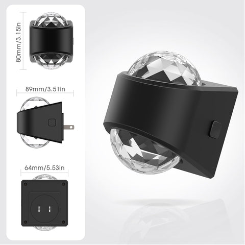 Briignite up-and-down projection creates immersive ceiling and floor illumination.