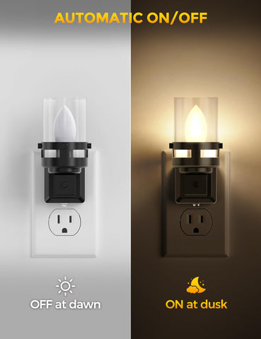 Briignite wall plug night light offers steady illumination for kids rooms.
