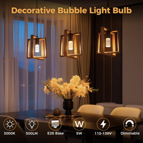Briignite Warm White vanity bulb delivers cozy, flattering illumination.