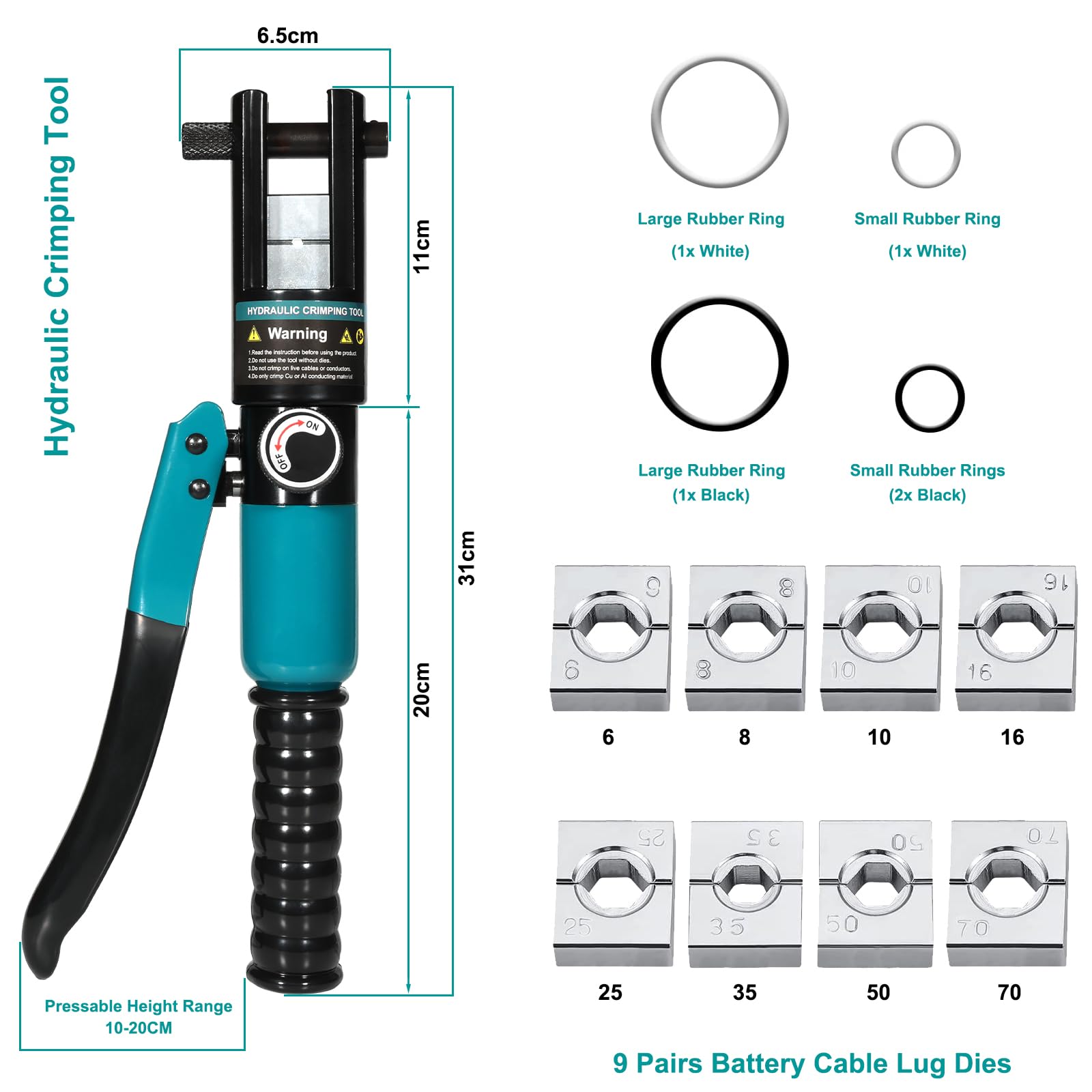 Brileine rotating-head crimp in action for tight spaces
