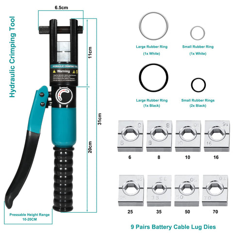 Brileine rotating-head crimp in action for tight spaces