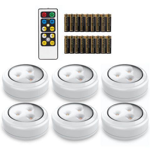Brilliant Evolution stick-on push light under cabinet offers quick wireless illumination