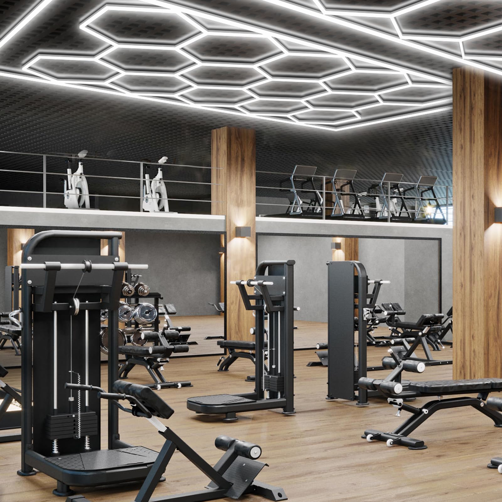 BRILLIHOOD 672W system provides strong brightness for large spaces