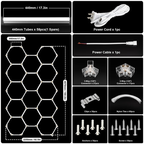BRILLIHOOD dual-connector 2way enables quick hexagon layouts with scalability