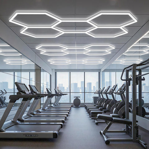 BRILLIHOOD hexagon lights offer long-lasting performance for shops and basements.