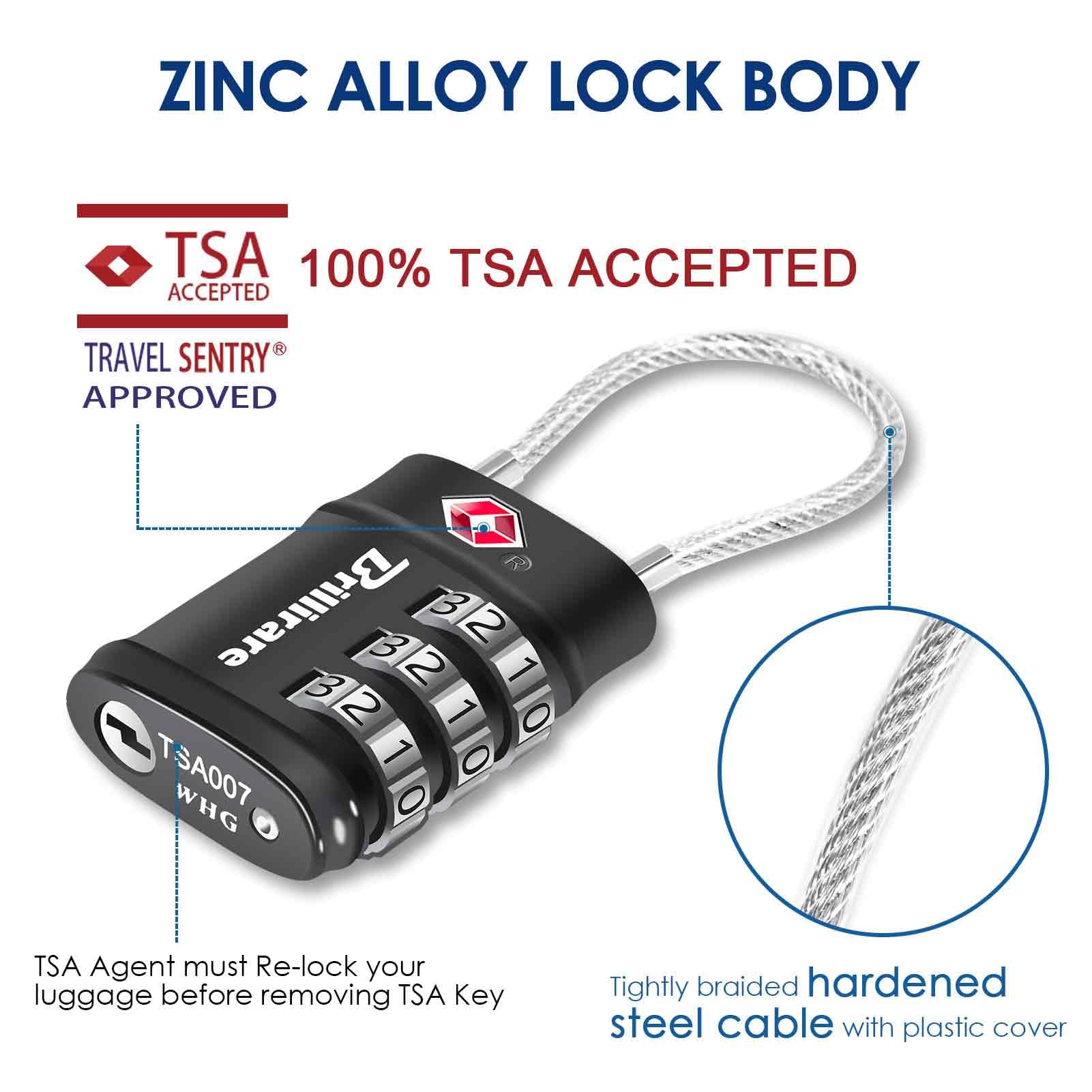 BRILLIRARE Waterproof Padlock: durable, weatherproof security for outdoors.