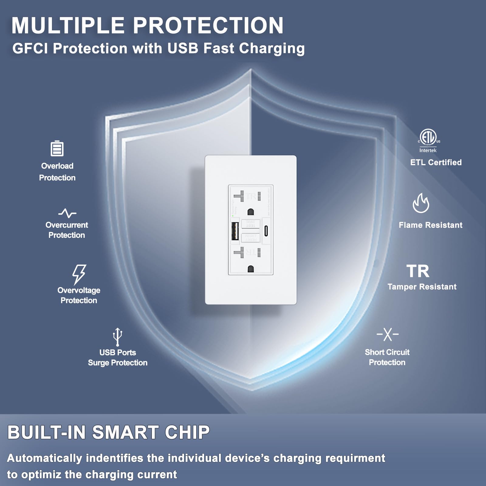 BRILLTECH tamper-resistant shutters help keep children safe.
