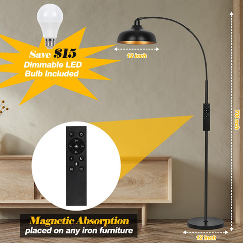 Brilvibera 9W bulb included for immediate use with adjustable light