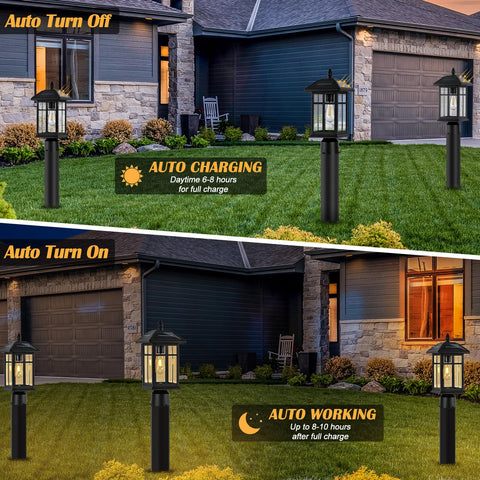 Brilvibera aluminum post light emphasizing durable construction