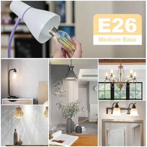 BRIMAX F15 E26 base bulb compatible with standard fixtures