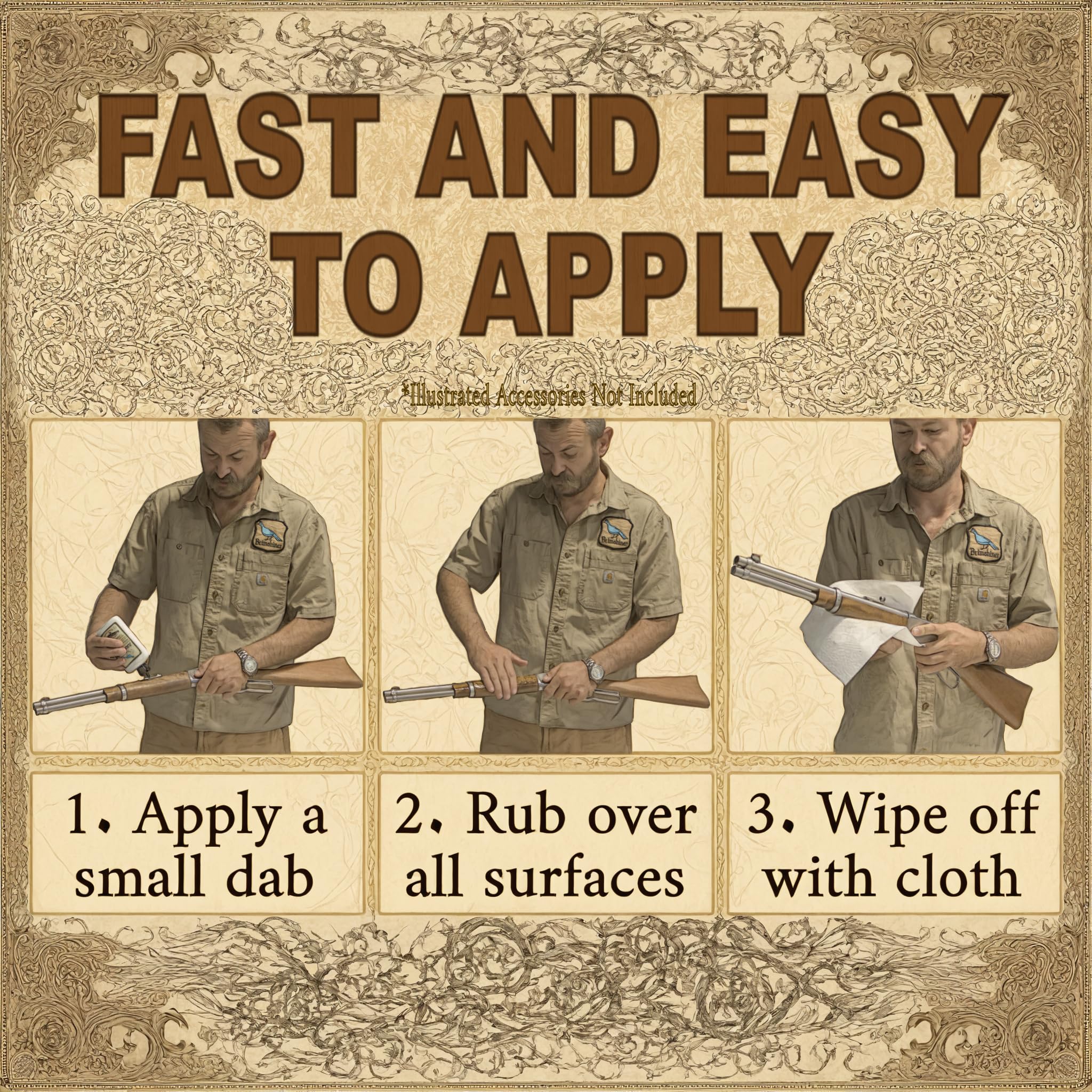 Brimshiner ArmaRub on a knife blade for smoother operation and protection.