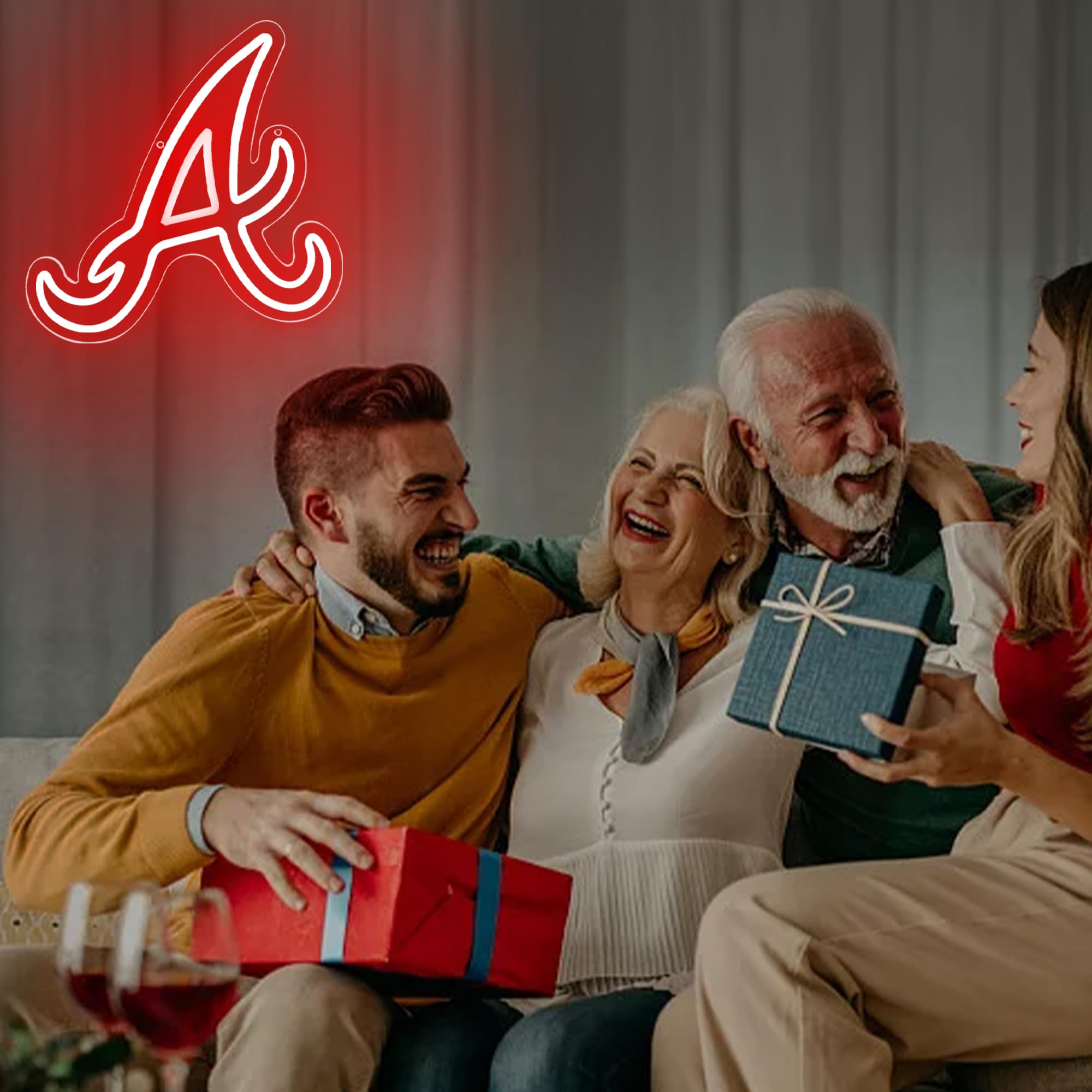 Brineon baseball neon sign makes a thoughtful sports fan gift
