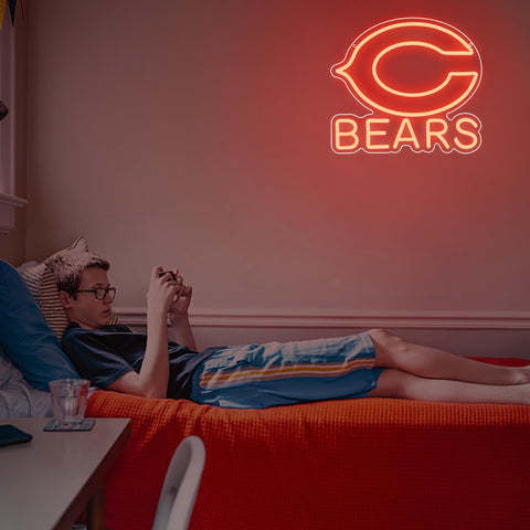 Brineon football neon sign is easy to install and reposition.