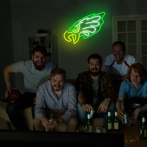Brineon football neon sign ideal birthday gift for rugby fans