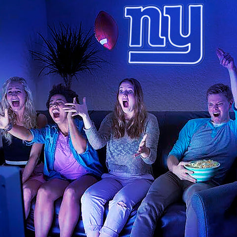 Brineon football neon sign safe-touch neon for kid-friendly spaces