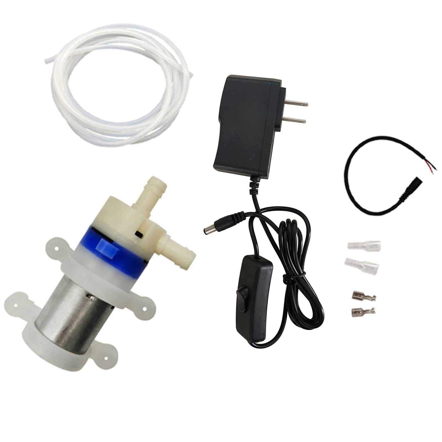 BRINGSMART Mini 12V water pump with bracket ready for quick installation