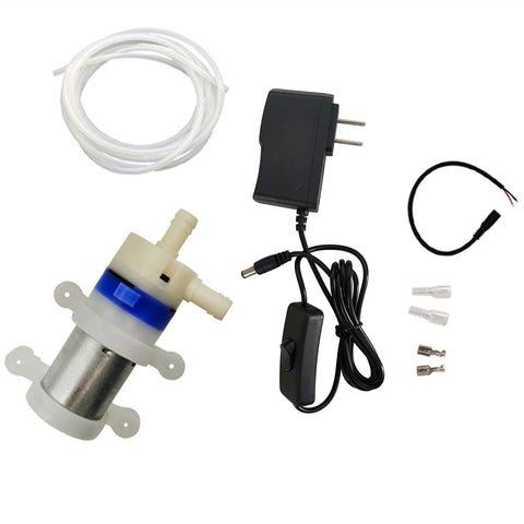 BRINGSMART Mini 12V water pump with bracket ready for quick installation