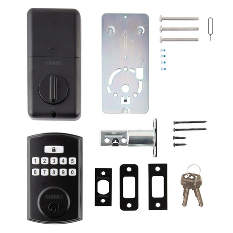 BRINKS auto-locking feature with customizable timing for security