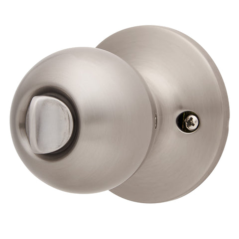 Close-up of anti-pry shield and drill-resistant pin on BRINKS hardware