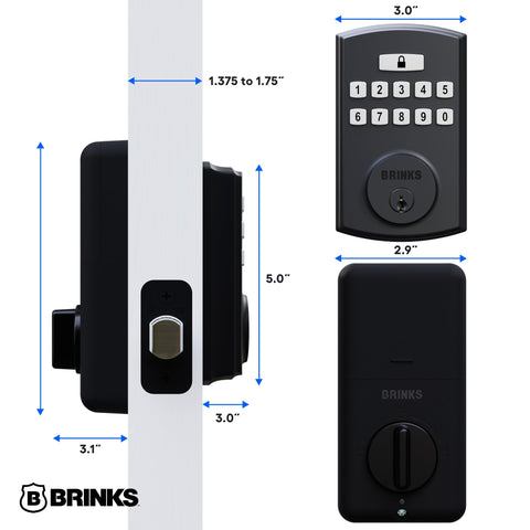 BRINKS easy installation with only a screwdriver, no wiring