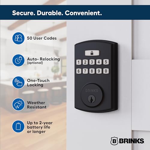 BRINKS PRO-GUARD security deadbolt showcases high-security protection