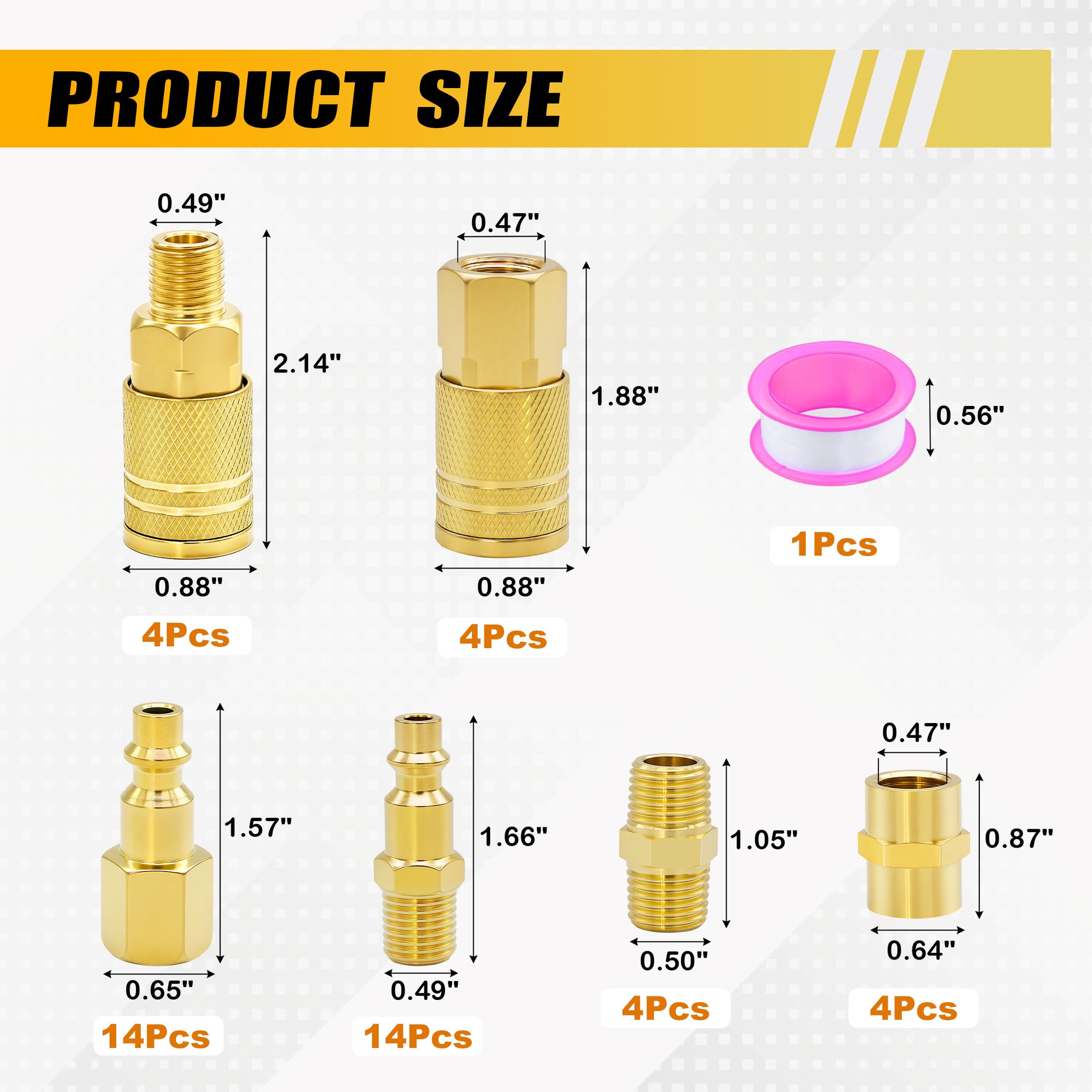 Brintek brass hex nipple designed for high-temperature and high-pressure air fittings