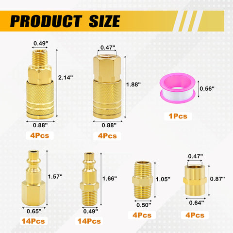 Brintek brass hex nipple designed for high-temperature and high-pressure air fittings