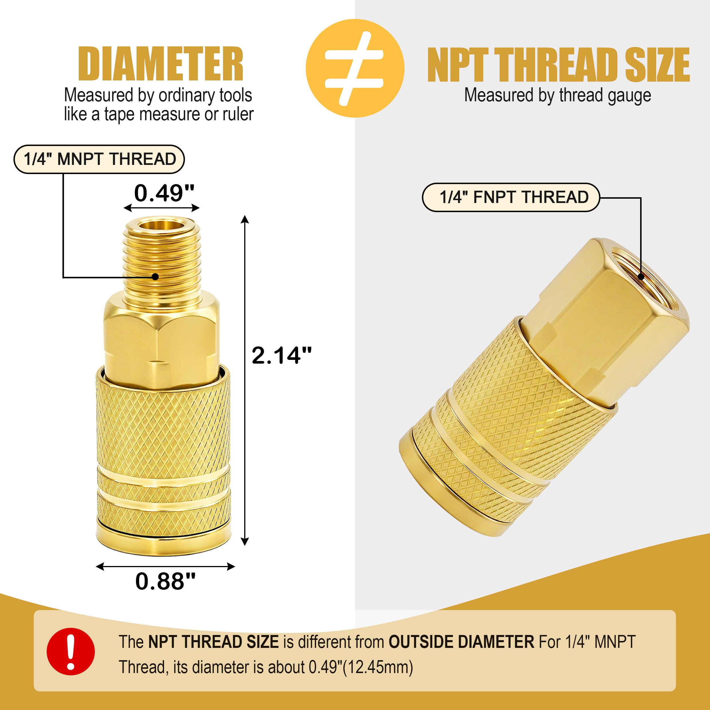 Brintek teflon tape included for sealing connections