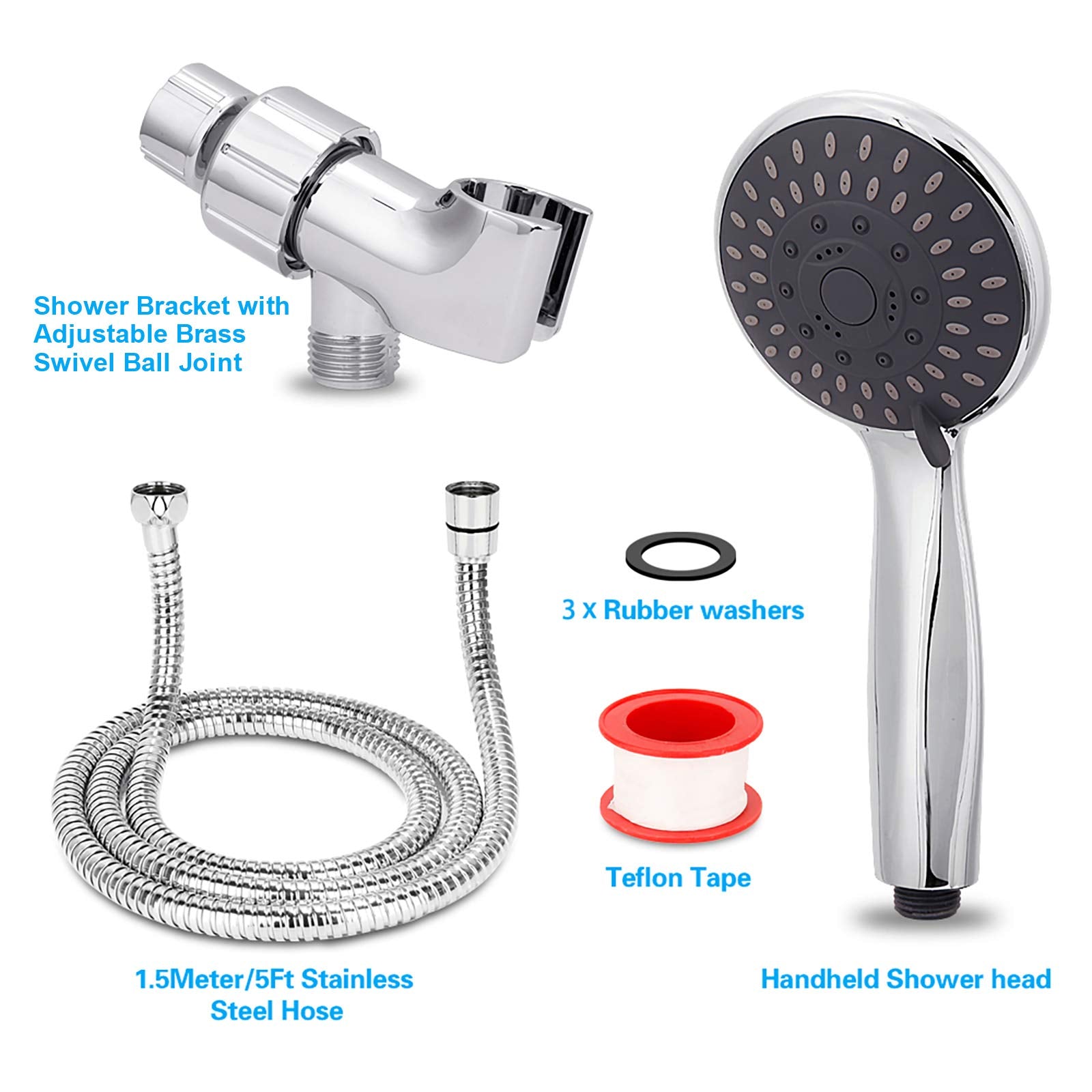 BRIOUT premium ABS with chrome finish provides durable, stylish bathroom upgrade