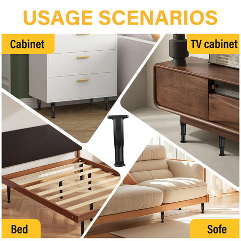 BriskJoy bed leg supporting slats and frame for reduced sag.