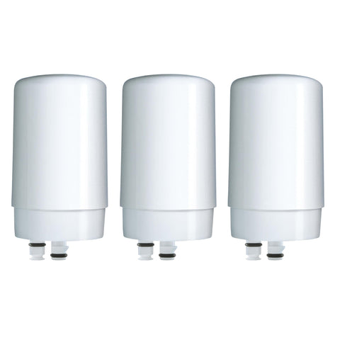 Brita indicator signals replacement after 100 gallons or about four months.